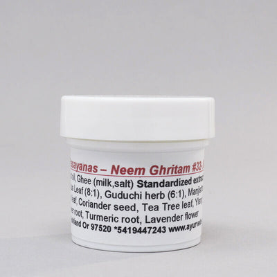ayurvedic neem skin cream to promote healing