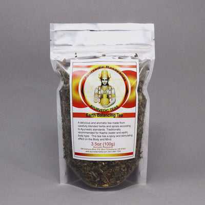 Ayurvedic earth balancing loose leaf tea for your kapha body type in Ayurveda.