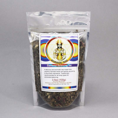 Ayurvedic elemental balancing loose leaf tea for all body types in ayurveda.