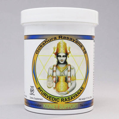 Ayurvedic dietary supplement kidney support gokshura rasayana made in the USA by ayurveda-herbs.com